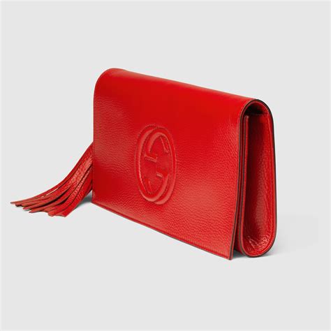 soho leather clutch gucci price|Gucci guccissima clutch.